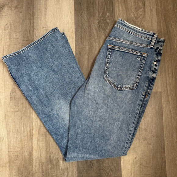 Rag & Bone Casey High-Rise Flare Jeans Womens Size 31 - Picture 2 of 9